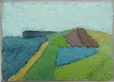 Beesands from the East by Richard Burt, Painting, Oil on canvas