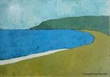 South Milton Sands II by Richard Burt, Painting, Acrylic on canvas