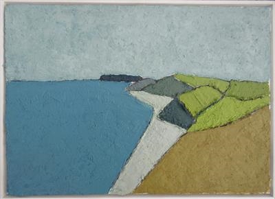 Above Soar Mill Cove by Richard Burt, Painting, Oil on canvas