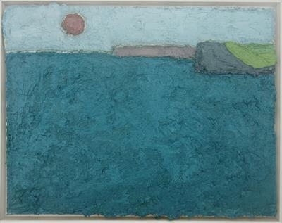 Bigbury on Sea Sunset by Richard Burt, Painting
