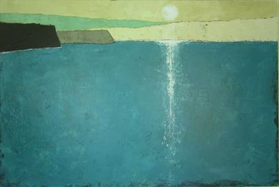 Bolt Tail from South Milton Sands, Thurlestone by Richard Burt, Painting, Mixed Media on Canvas