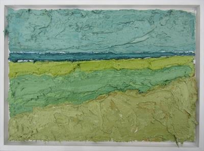 Cliff Path III by Richard Burt, Painting, Oil on canvas