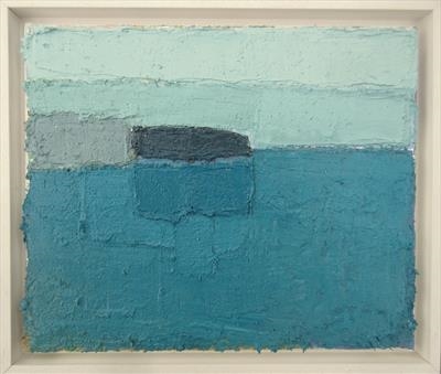 Devon Cliffs by Richard Burt, Painting, Oil on canvas