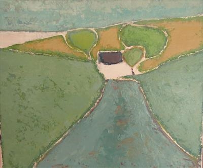 Devon Lane III by Richard Burt, Painting, Oil and Acrylic on Canvas