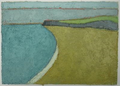 Leas Foot Sands II by Richard Burt, Painting, Oil on canvas