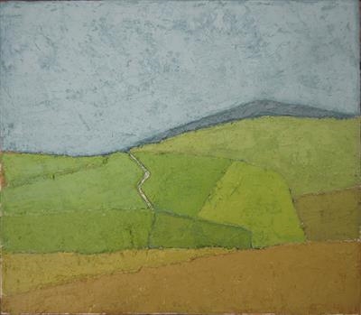 Road Over Dartmoor by Richard Burt, Painting, Oil on canvas