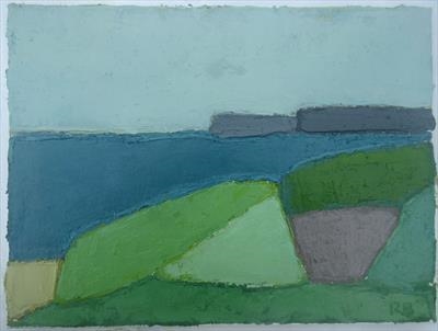 Start Point from Beesands by Richard Burt, Painting